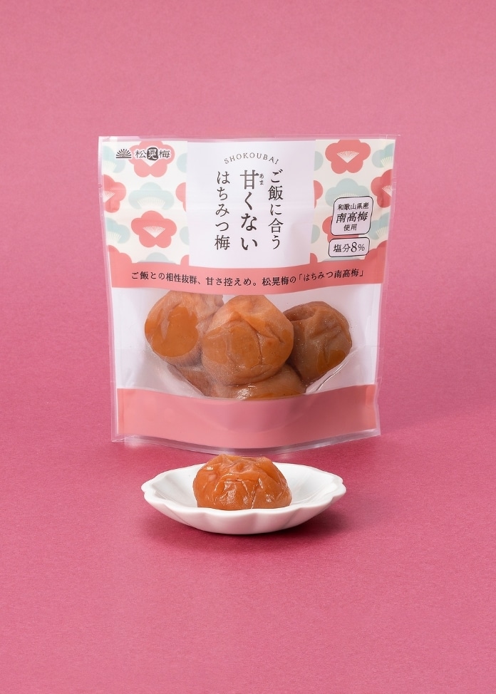 ご飯に合う甘くないはちみつ梅(80g×3個）