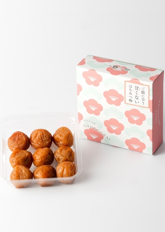 ご飯に合う甘くないはちみつ梅（140ｇ×3箱）