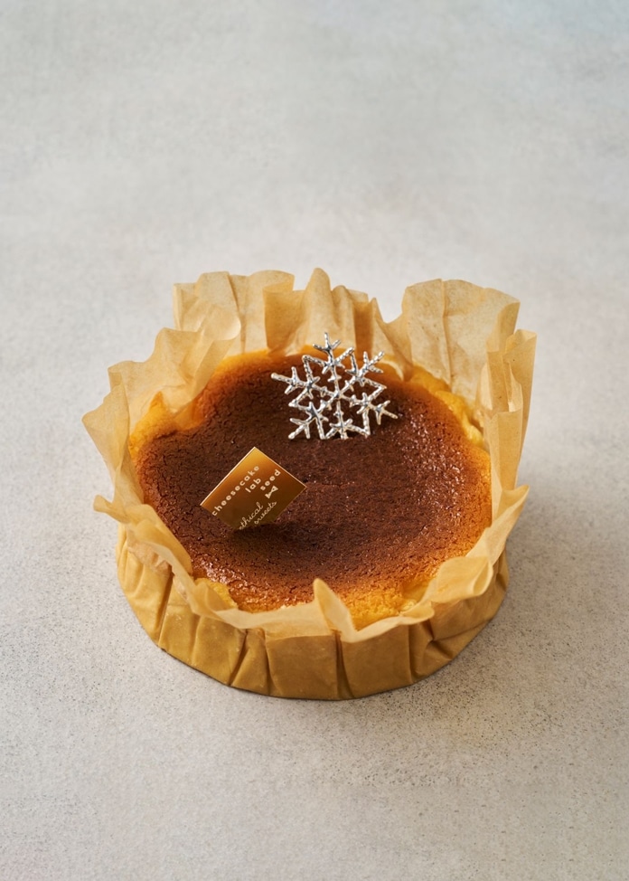 クリスマスバスクチーズケーキ