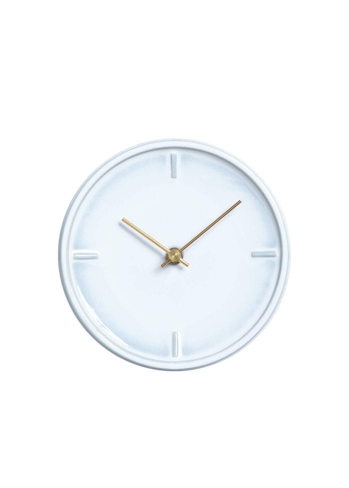 Sugy Glazed Clock 乳白釉 その他グルメ通販のオンワード マルシェ