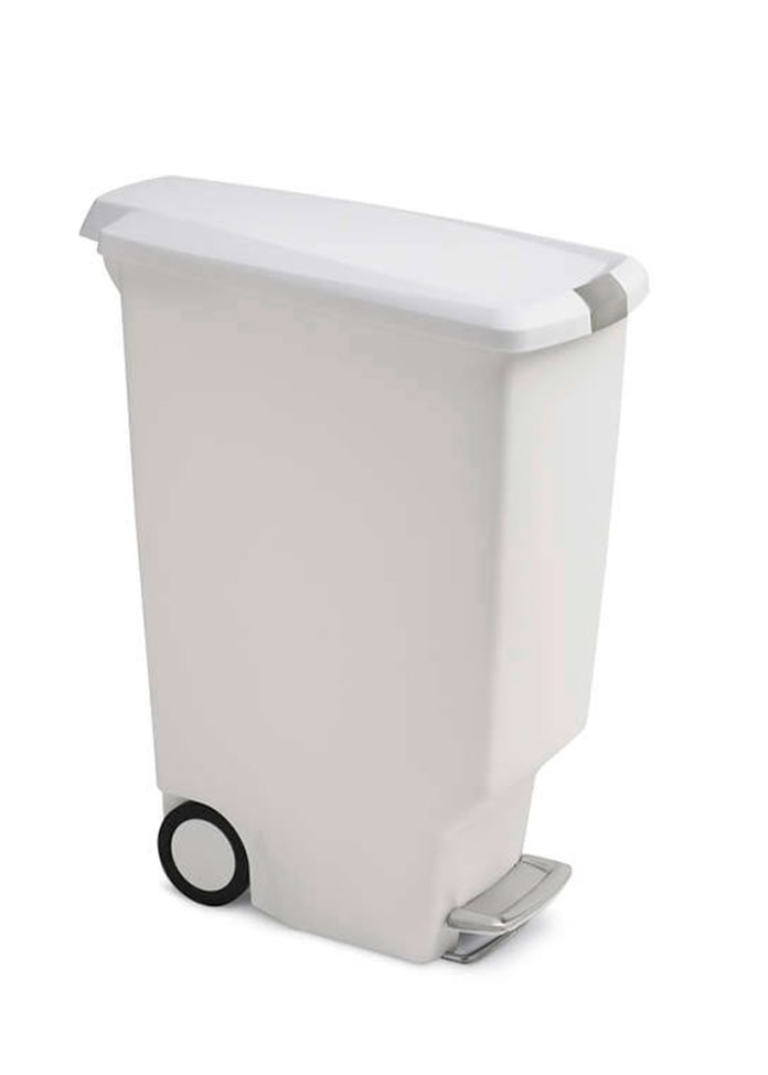 Simple Human スリム プラスチック ステップカン 40l ホワイト その他通販 お取り寄せのオンワード マルシェ