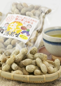 鹿児島伝統のおつまみ　塩茹で落花生6袋セット(250g × 6袋)