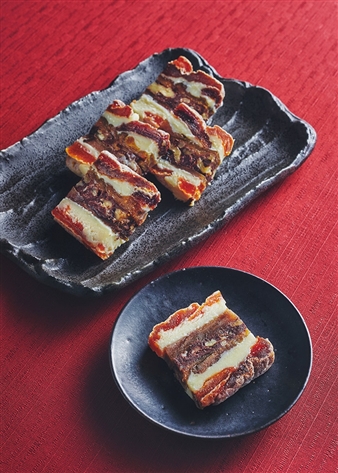 干柿と胡桃と無花果のミルフィーユ 6個入り