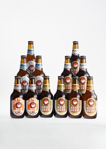 【常陸野ネストビール】 エールビール4種・ヴァイツェン飲みくらべ 330ml 12本セット