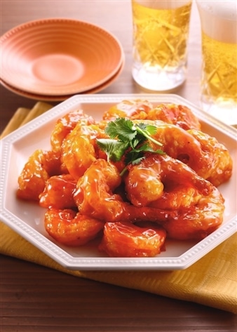 【オオゼキ】大きな海老のチリソース