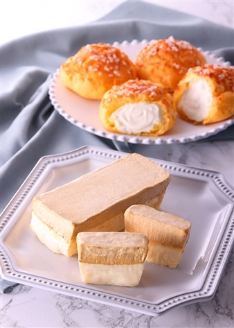 【オンワード・マルシェ限定】チーズケーキキャラメル&ざらめミルクシュー6個セット