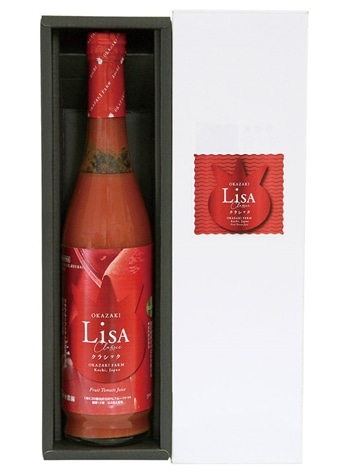 【おかざき農園】リサ・クラシック フルーツトマトジュース 1本箱入り