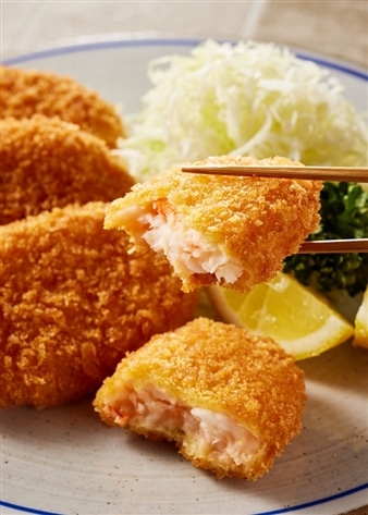 おうちで揚げないぷりぷり海老カツレツ（塩味）10枚入り