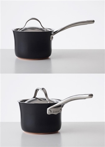 新品 Anolon Nouvelle Copper 片手、両手鍋22cm Anolon Nouvelle Copper 片手、両手鍋22cm （YAMATO テーブル