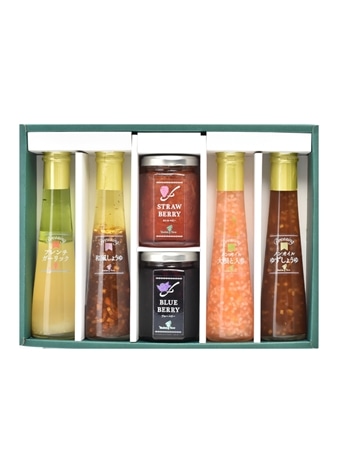 ジャム2個・ドレッシング4本詰合せ