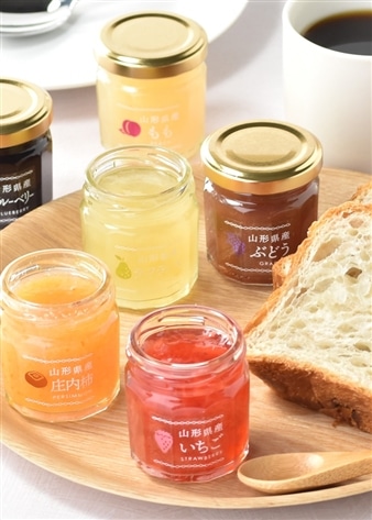 山形県産ミニジャム6個詰合せ