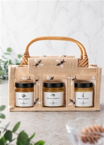 南フランス産高級はちみつ125g3種セットカバン付き！