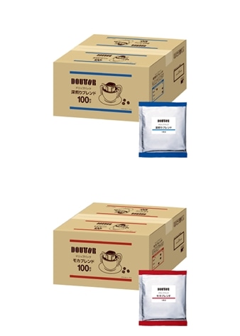 ドトール】ドリップコーヒー 深煎りブレンド100p・モカブレンド100p