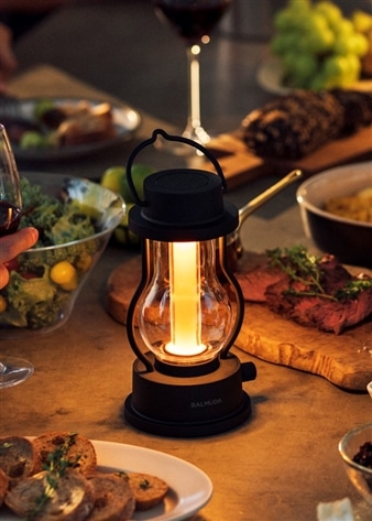 【バルミューダ】バルミューダ　ザ・ランタン　ブラック　L02A-BK