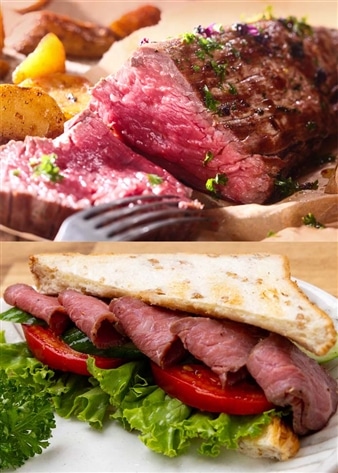 【大阪北新地TeppanWine堀】アンガス牛ローストビーフ150g×3（ソース付き）