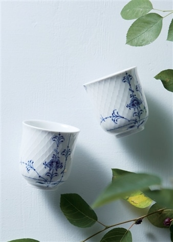 【ロイヤル コペンハーゲン】ブルーパルメッテ カップ ペア