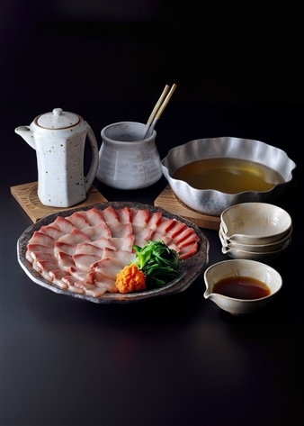 料亭のぶりしゃぶ鍋