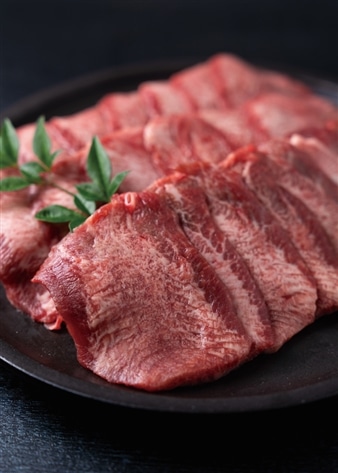 仔牛の牛タンスライス（未加熱）200g×2（3mmスライス）