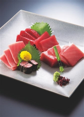 天然南まぐろ赤身＆中トロ刺身切落し（500g）