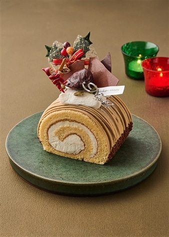 皇室献上栗 山江栗の白金ブッシュドノエル（モンブランスタイルハーフ