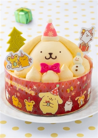 【ポムポムプリン】聖夜のカスタードクリームケーキ プリン風味