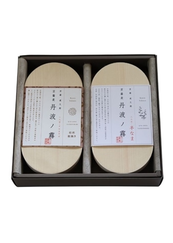 京蕎麦 丹波ノ霧 焙煎粗挽きそばセットＡ