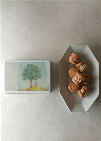 国産有機小麦のミニチーズバターサンド缶