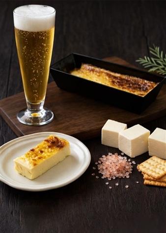 お酒と楽しむ甘くないバスクチーズケーキ（プレーン）