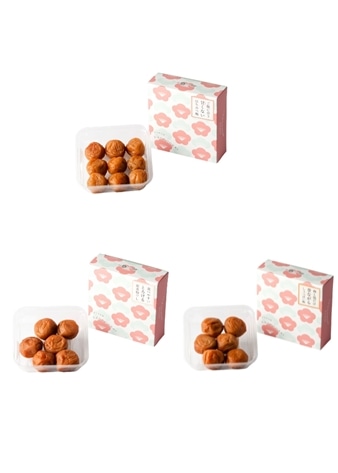 紀州南高梅3種味くらべ（各140ｇ×1箱）