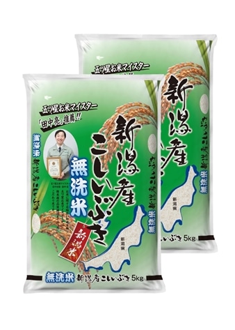 新米【令和8年産】無洗米新潟県産こしいぶき10kg