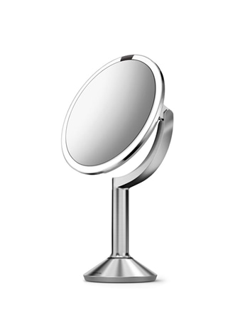 simple human】センサーメイクアップミラートリオ シルバー SV ST3024