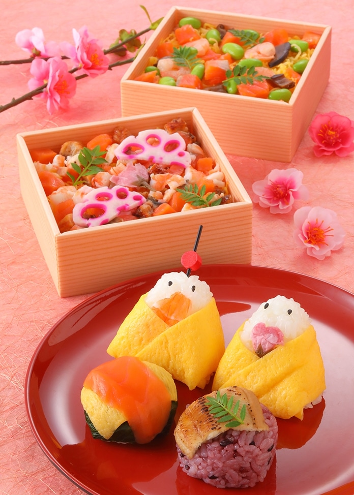 【新商品紹介】『うめもり』の彩り豊かなお寿司でひなまつりをお祝い♪