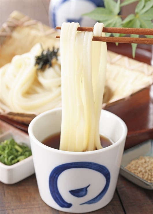 のど越しが良い、万葉亭の水沢うどん
