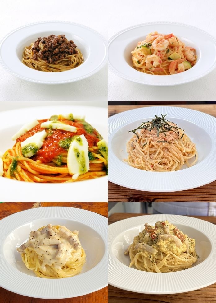 無添加　電子レンジ専用パスタセット6食