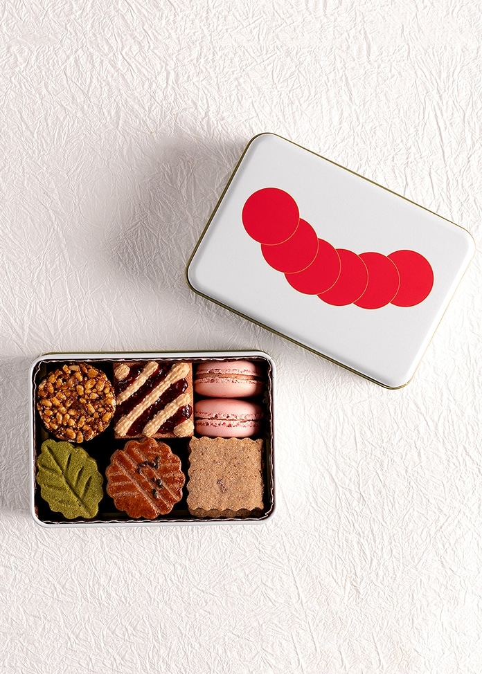 紅屋のクッキー缶 S