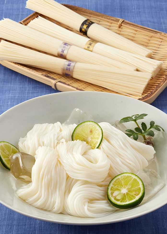 三輪素麺 四種食べ比べ