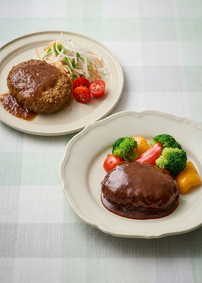 【大阪北新地TeppanWine堀】特製デミグラス＆淡路島玉ねぎ和風ハンバーグ計8個