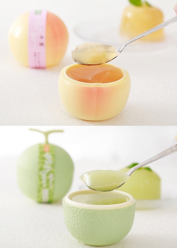 ふるーつぜりー4個入り進物箱タイプ（包装紙包み）