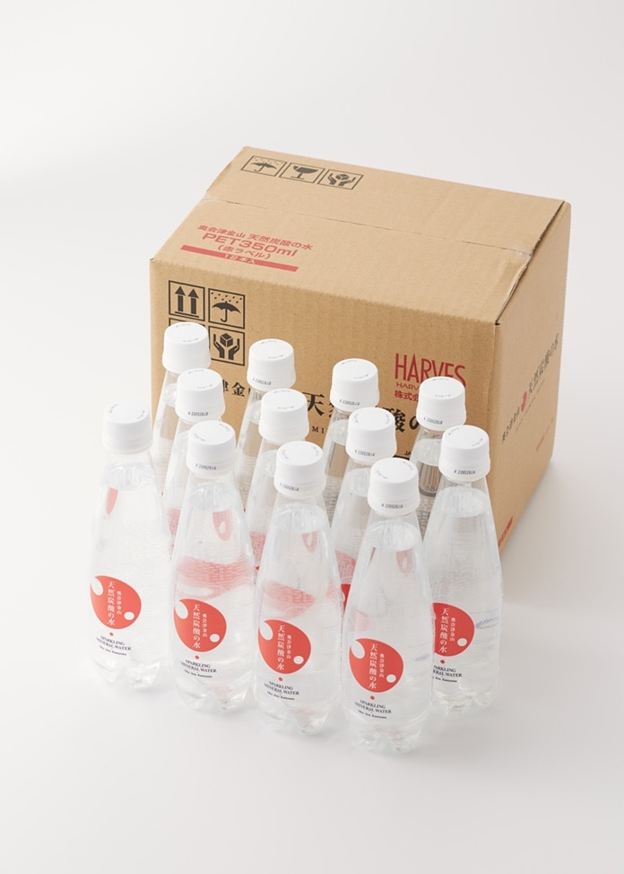 奥会津金山 天然炭酸の水 350ml×12本