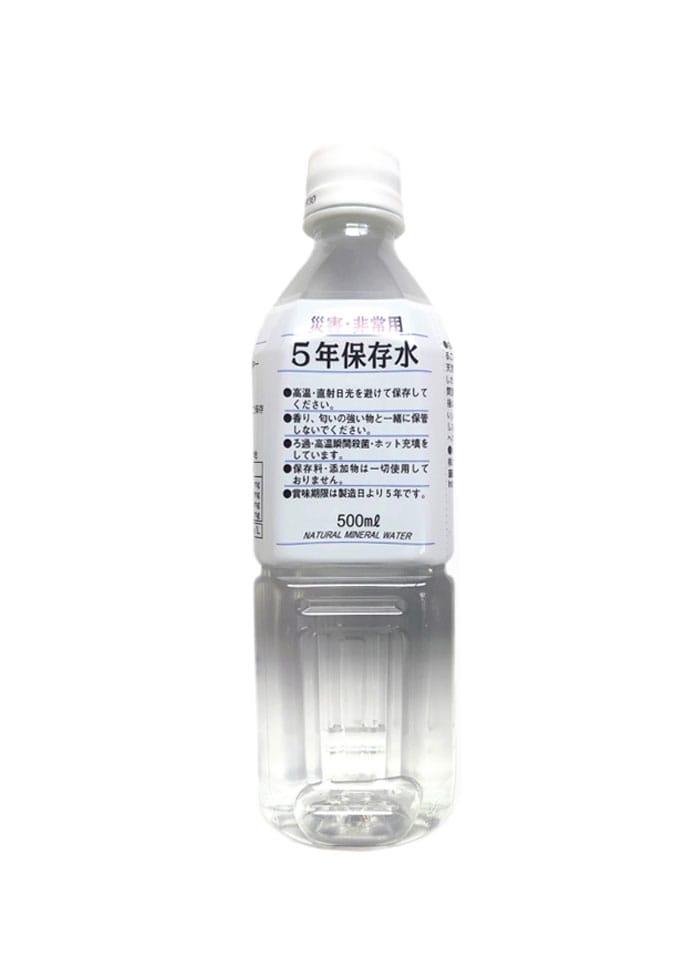 秩父源流水 5年保存水 500ml×24本入り