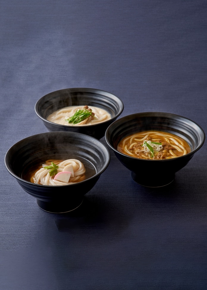 【つるとんたん】かけ・カレー・クリームのおうどん（6人前）