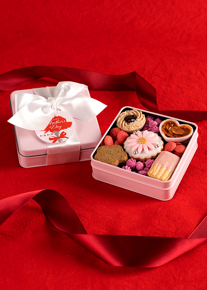 【母の日限定】紅屋のクッキー缶　彩花
