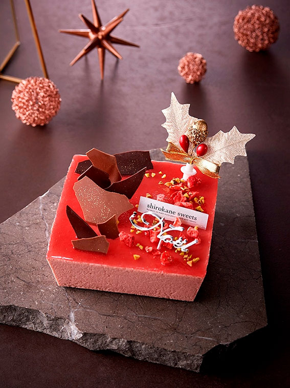 スクエアスイーツボックス 白金ミロワール フランボワーズ クリスマス