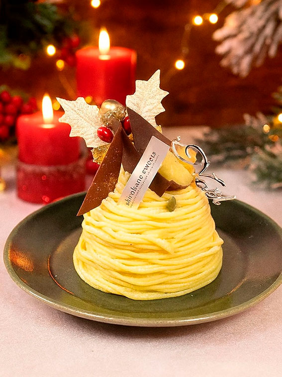 幻のさつまいも シルクスイートのモンブラン クリスマス（3号）