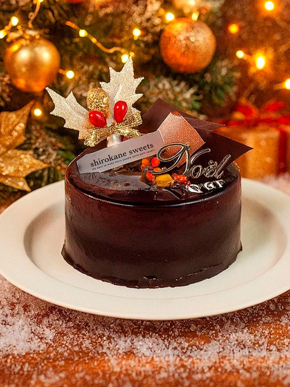 カカオの香りを楽しむプレミアムミロワールショコラ クリスマス（3号）