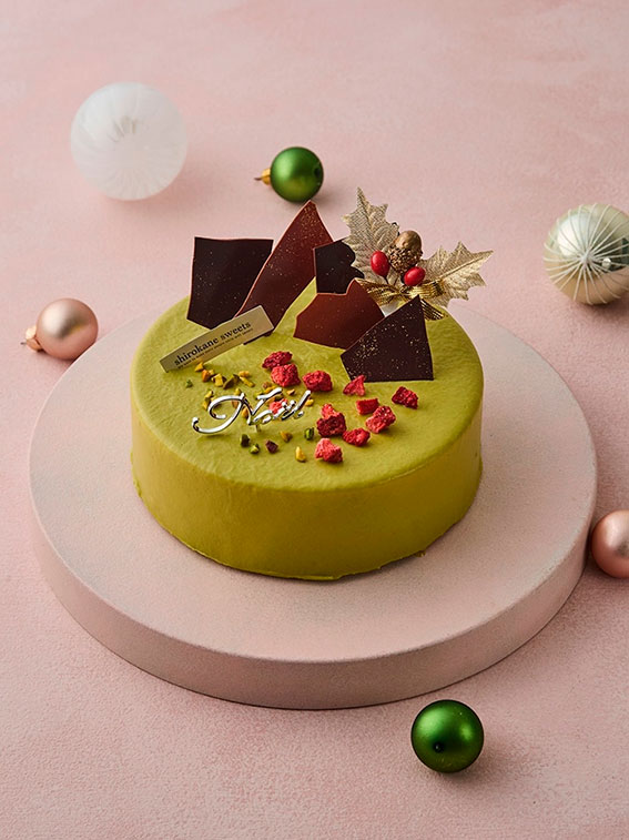 ピスタチオの香ばしく旨みあふれる魅力一杯の白金ピスターシュ クリスマス（5号）