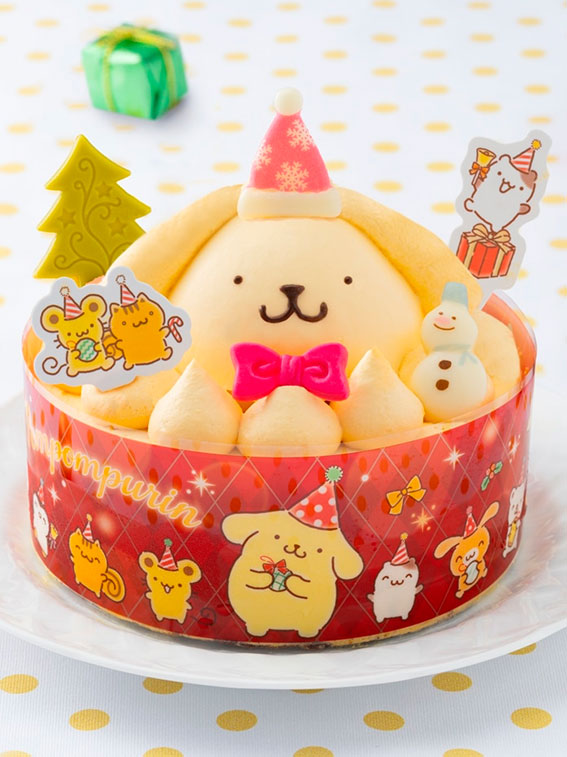 【ポムポムプリン】聖夜のカスタードクリームケーキ プリン風味