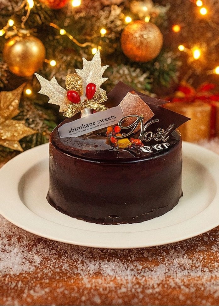 カカオの香りを楽しむプレミアムミロワールショコラ クリスマス（3号）