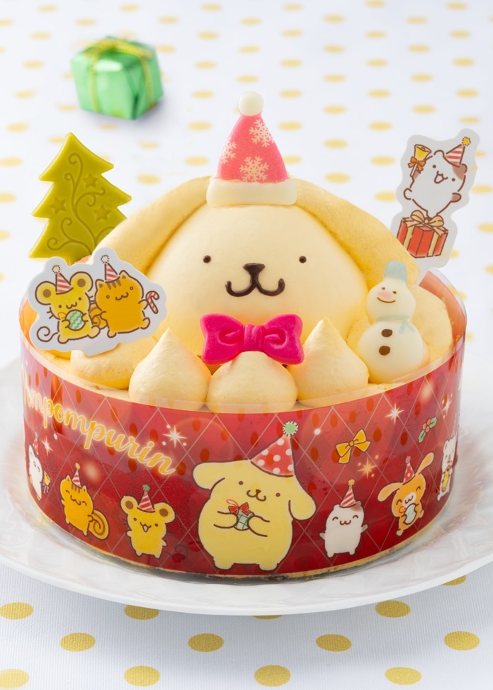 【ポムポムプリン】聖夜のカスタードクリームケーキ プリン風味