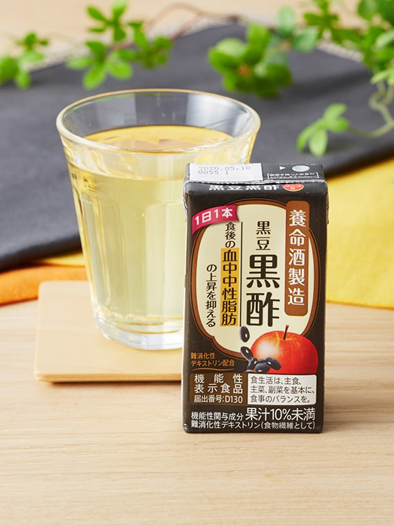 養命酒製造 黒豆黒酢 1箱（18本）